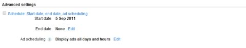 adscheduling Ad Scheduling