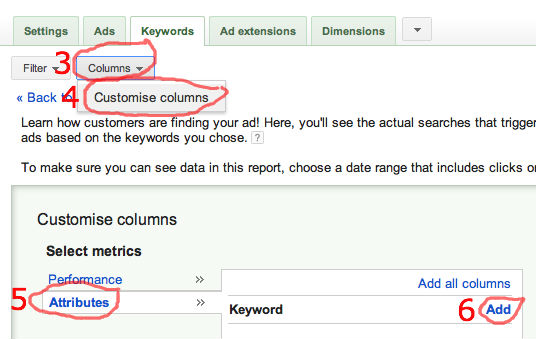 adw2 AdWords Keyword Transparency